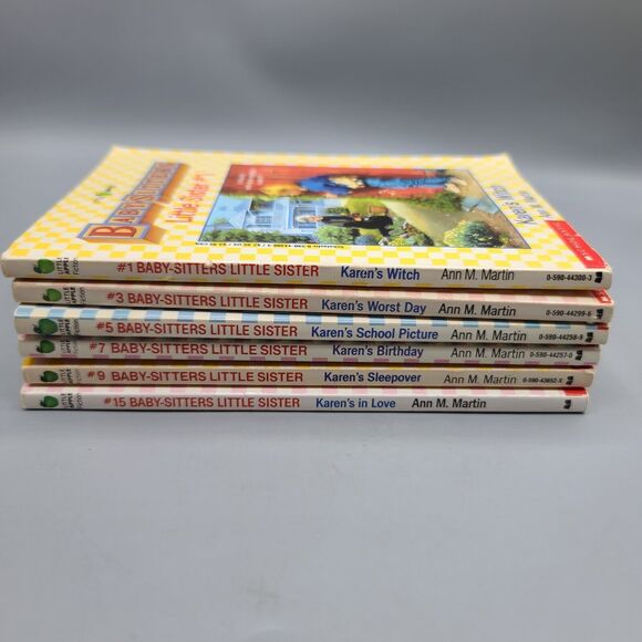 Baby Sitters Club Little Sister Ann M. Martin Lot Of 6 Paperback Books 1980s 90s - Picture 2 of 11